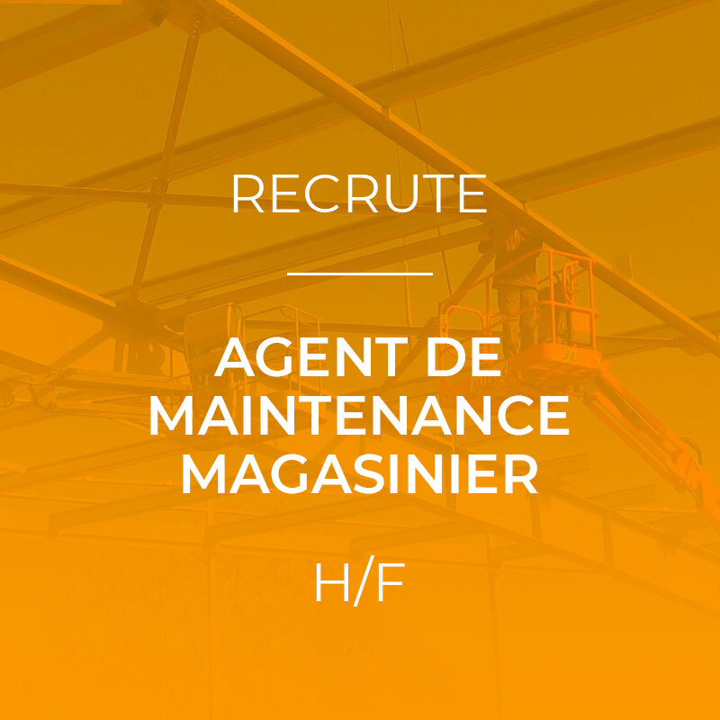 Agent de maintenance - Magasinier